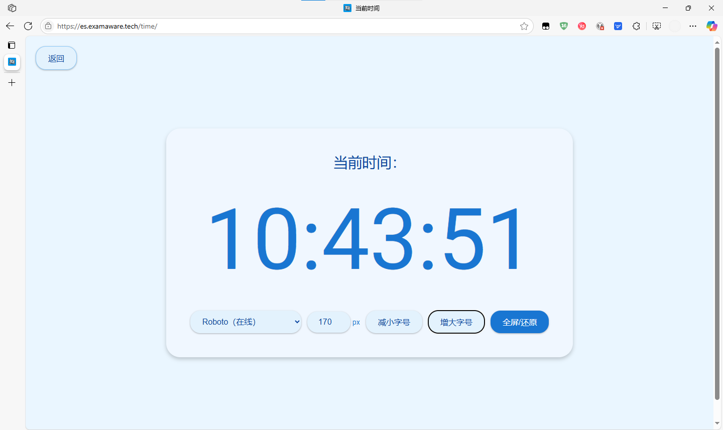 time